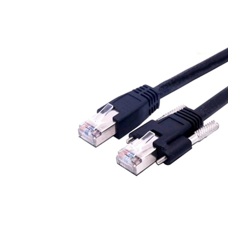 Industrial Camera Haikang Towline Network Cable Screw Locking CCD Horizontal Fixed GigeRJ45 High Softness Gigabit Network Cable