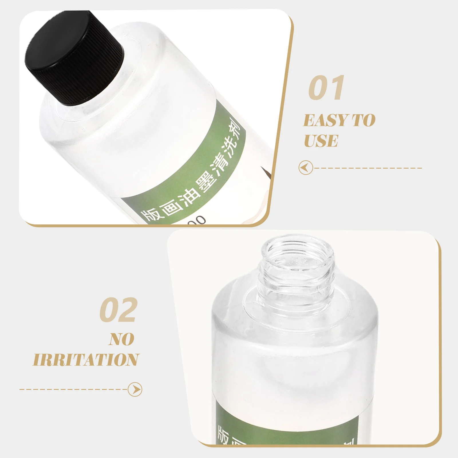 

300ml Ink Cleaner Multi-use Paint Cleaning Agent Convenient Pigment Small Natural Household Art Tool Oil Based Remover Efficient