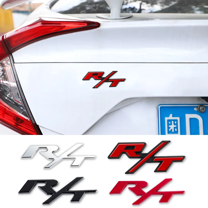 Carro rt emblema adesivo decoração acessórios para dodge path charger ram 1500 calibre nitro caravana avenger dardo challenger