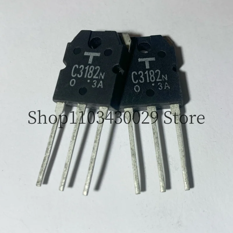 5Pairs(10PCS) Brand New Genuine 2SA1265N 2SA1265 A1265 + 2SC3182N 2SC3182 C3182 TO-3P 10A 140V PNP + NPN