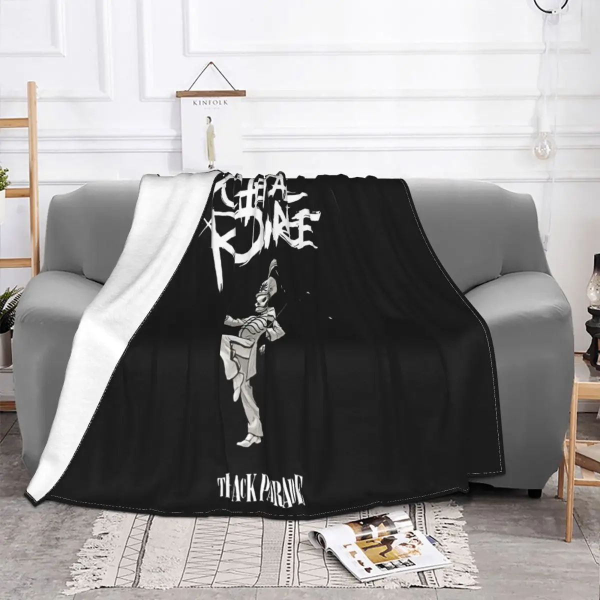 My Chemical Romance Mcr Black Parade Funny Vintage Gift Men Women Graphic Letter Throw Blanket