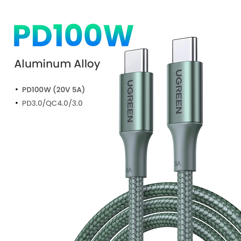 UGREEN PD100W USB C Cable Type C to Type C Fast Charging Cable for iPhone 17 16 MacBook Samsung S26 iPad Xiaomi USB Cord QC4.0 image 3