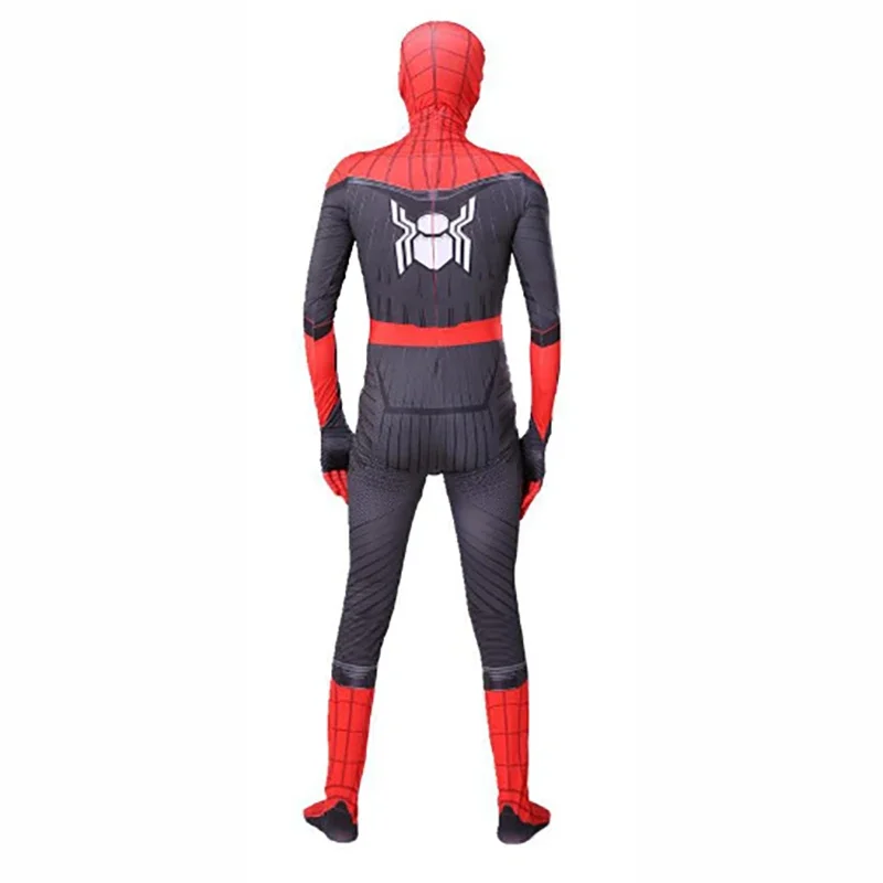 Disfraz de Spiderman para adultos y niños, traje Zentai de superhéroe, Cosplay de Spiderman, Mono para fiesta de Halloween