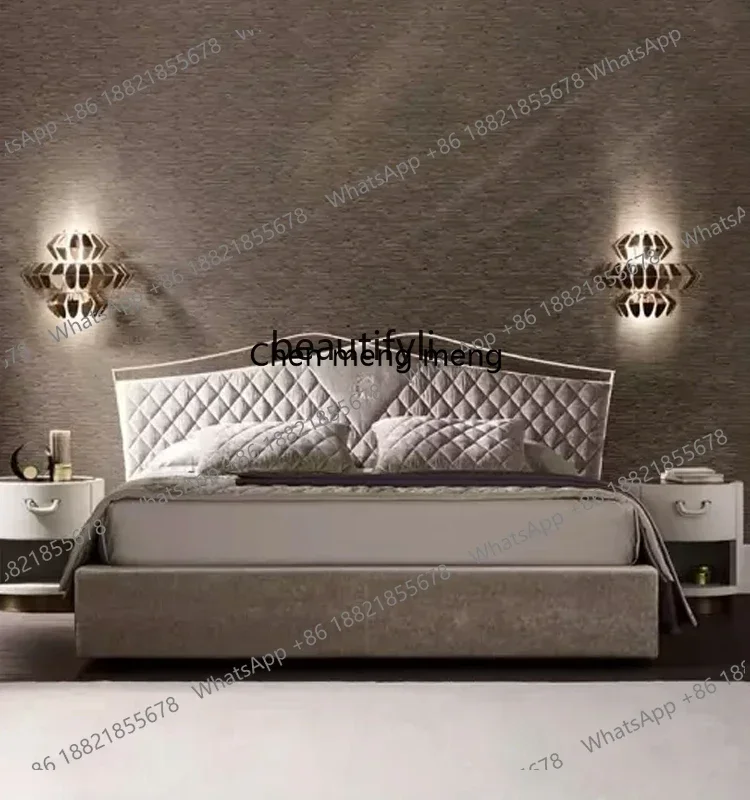 K182K182Creative Simple White Bull Devil Bedside Table Household Hotel Bedroom Handle Drawer Metal Table