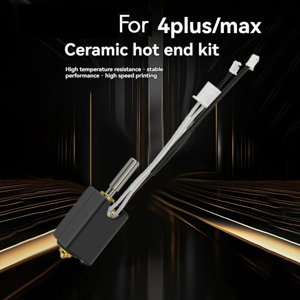 ABJG-3D เครื่องพิมพ์ Hotend Kit สําหรับ Neptune 4 PLUS/4 MAX All-Metal Hotend พร้อมหัวฉีด 0.4 มม. 24V 80W 3D