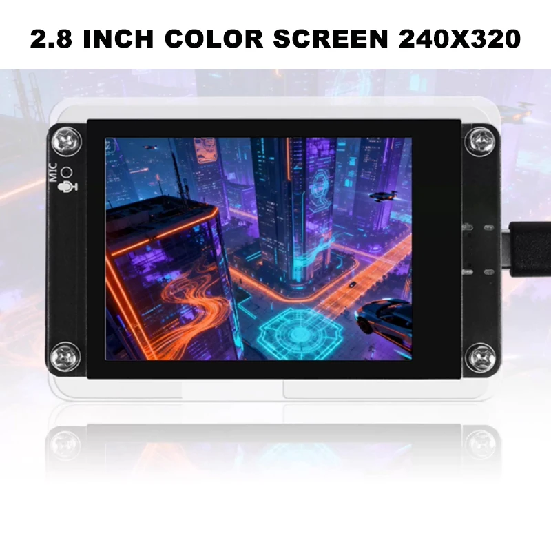 

Плата разработки ESP32-S3 с 2,8-дюймовым ЖК-экраном 240x320, Bluetooth, емкостным сенсорным дисплеем, программируемая для электронных проектов