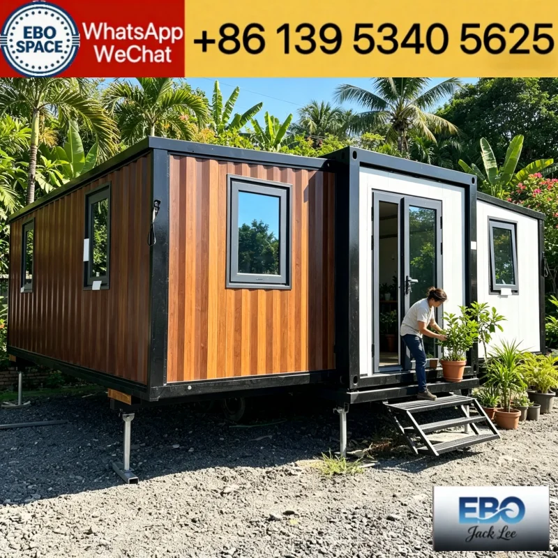 20ft Prefab Space Capsule Cabin Waterproof Sound Insulation Luxury Capsule Hotel For Campsite Resort