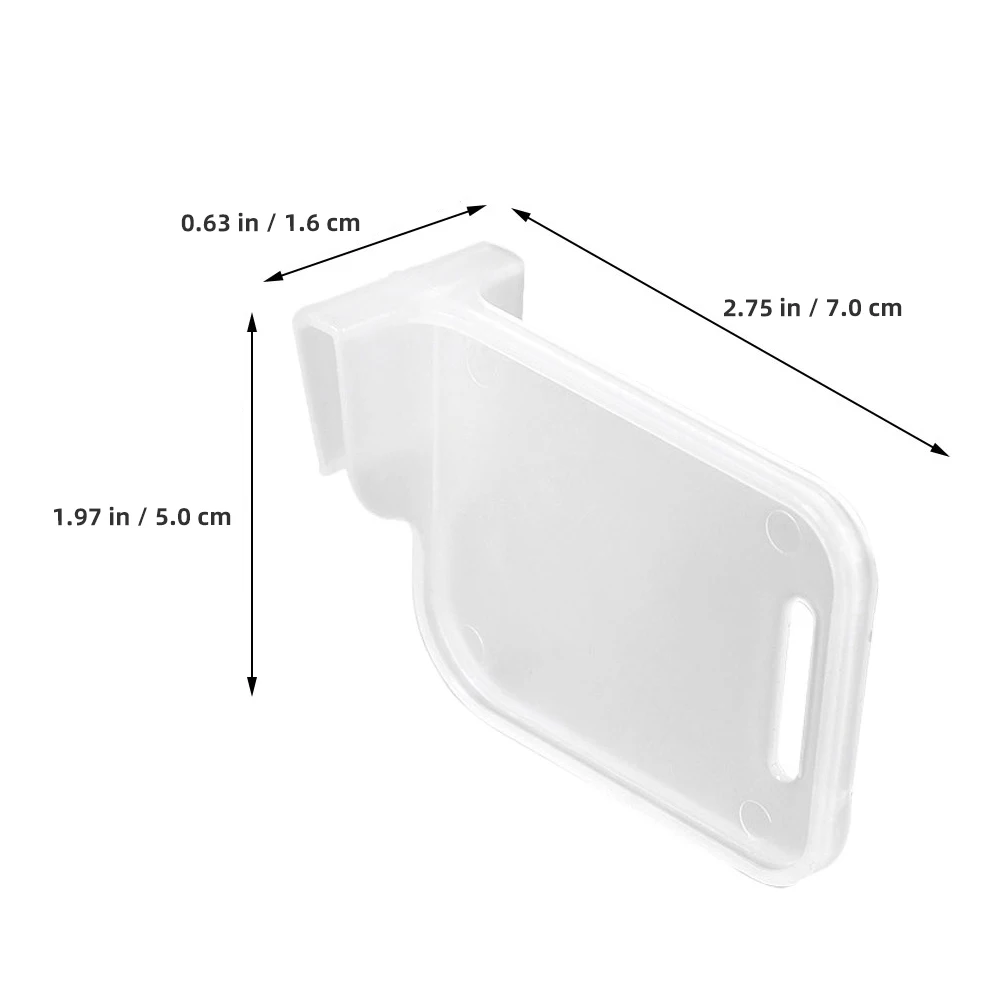 24 Pcs Compartment Partition Fridge Refrigerator Storage Divider White Plastic Container Separator Kitchen Facilities
