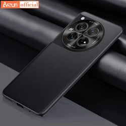 For OnePlus 12 5G One Plus12 Coque Luxury PU Leather Phone Case For OnePlus 12 Back Cover Matte Shockproof Full Protection Case