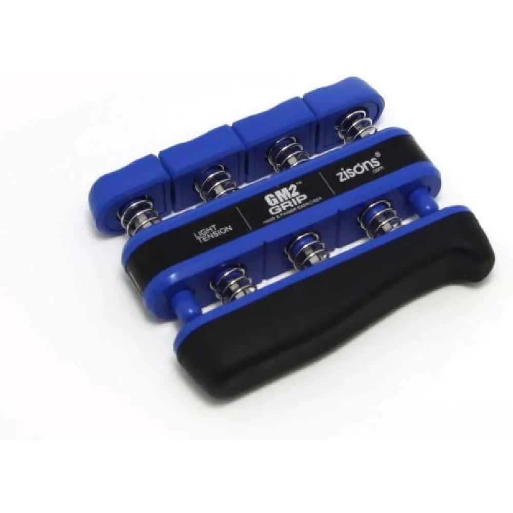2 Pack Finger Hand Grip Strengthener, Independent 5 Springs Finger Extension Trainer, Plastic Finger Exerciser for Hand Rehabilitation Guitar Piano Training Stress Relief Men Women Elderly Gift