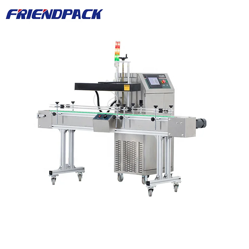 Automatic Water Cooling Induction Sealer Food Bottle Aluminum Foil Continuous Sealing Machine