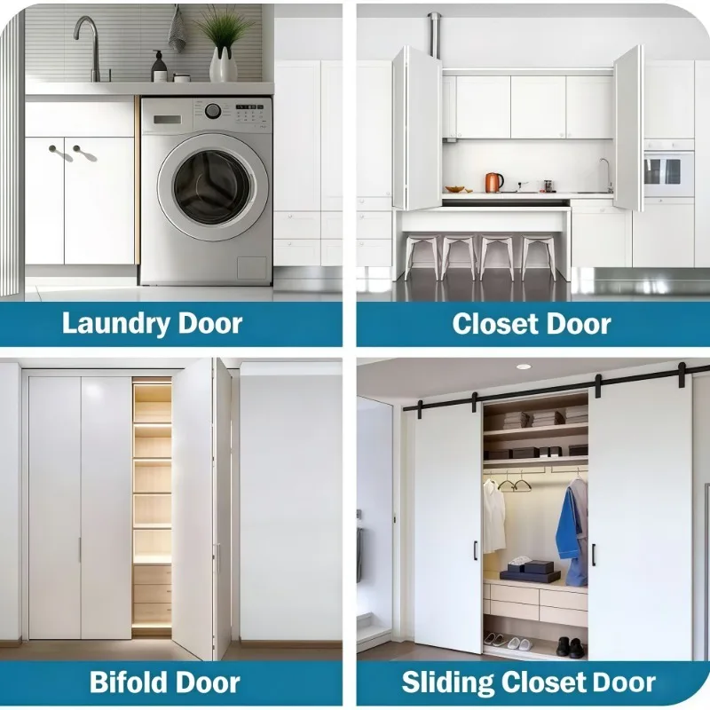 Folding door accessories, hardware multi-door folding, metal top pulley pivot, hardware set