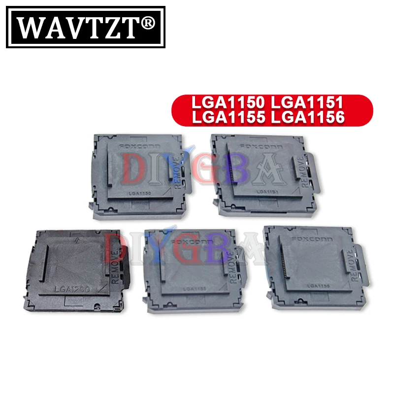 Motherboard LGA1150 LGA1151 LGA1155 LGA1156 Soldering BGA Cpu Socket Holder With Tin Balls 1150 1151 1155 1156 Mainboard DNIGEF