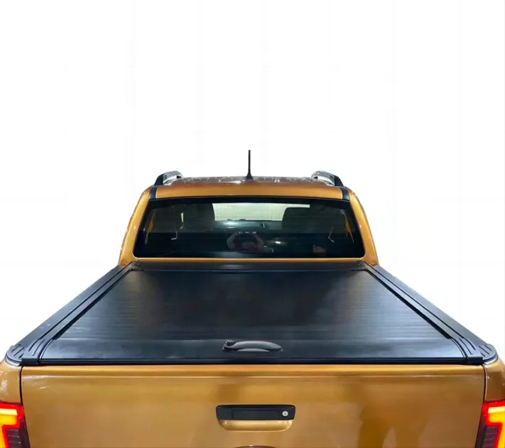 Car Accessories-4x4 Retractable Pickup Truck Bed Lid Cover for Ford F150 Ranger Manual Roller