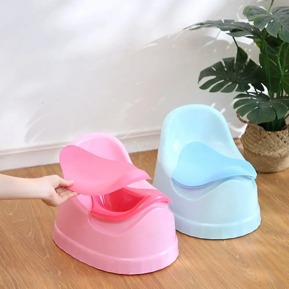 Portable Baby Potty Plastic Children's Toilet Pot Training Seat With Cover  Fashion Cartoon Bedpan Boys Girls Urinal Easy Clean