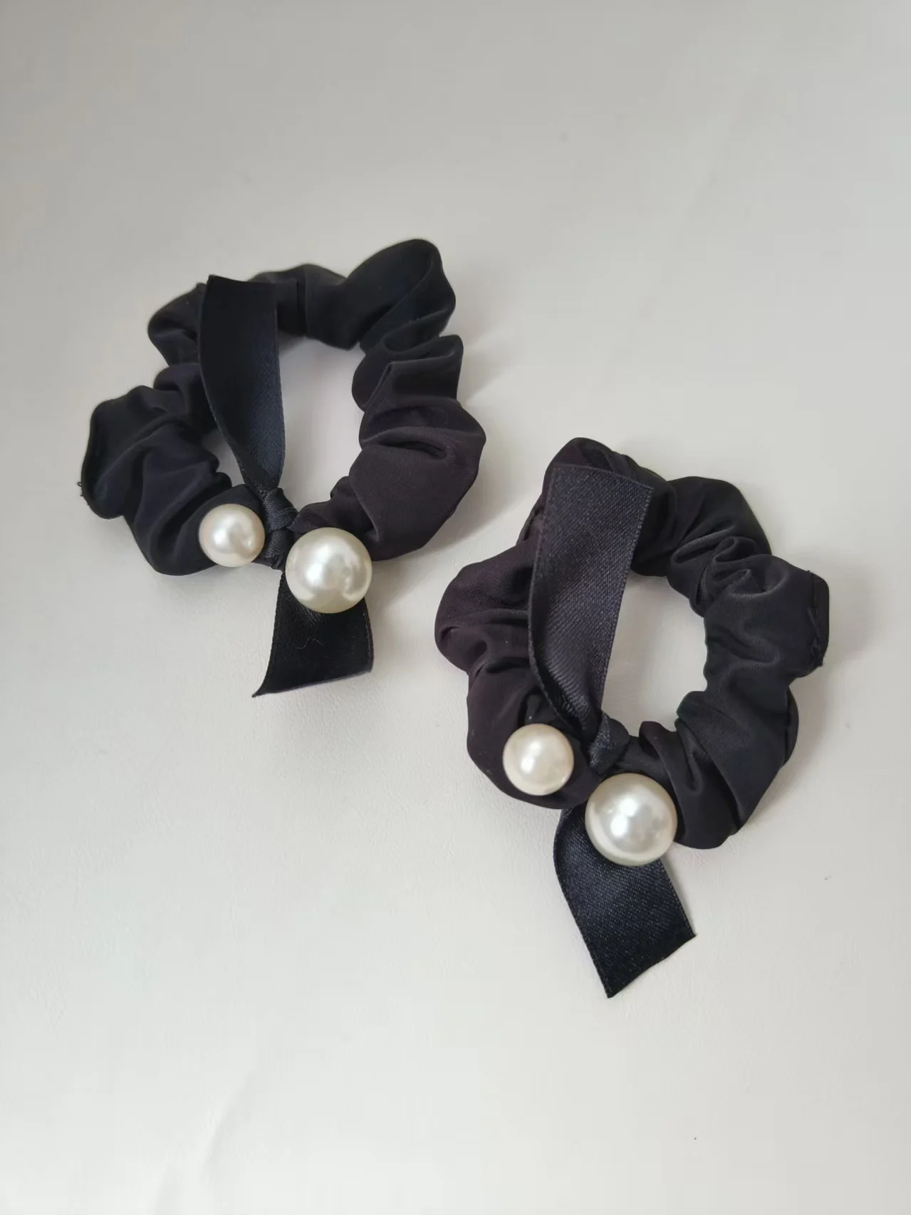 1/2Pcs Fashion Minimalist Artiricial Pearl Hair Scrunchies Elastic Hair Band For Women Girls Ponytail Hair Accessories Headband