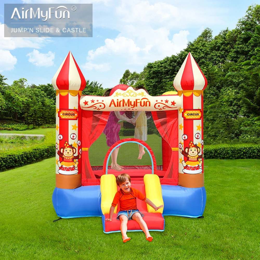 

Cheap Jumping Castles For Sale Inflatable Party Bounce Castle Bouncer Jumping Castle Combo Red Outdoor Indoor Bounce House