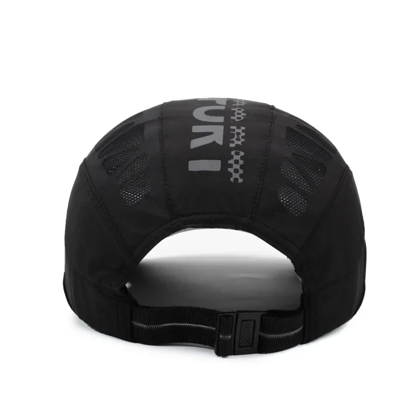 Sommer Neuheit SPORT Buchstaben-Frontpanel-Kappe für Herren Atmungsaktives Mesh Schnelltrocknende Sonnenhut Outdoor UV-Schutz Baseballkappe – Detail 2