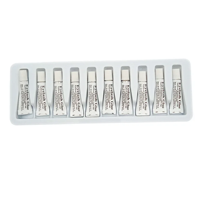 Lot de faux cils blancs transparents, colle multifonctionnelle, étanche, longue durée, accessoires cosmétiques, TSLM1