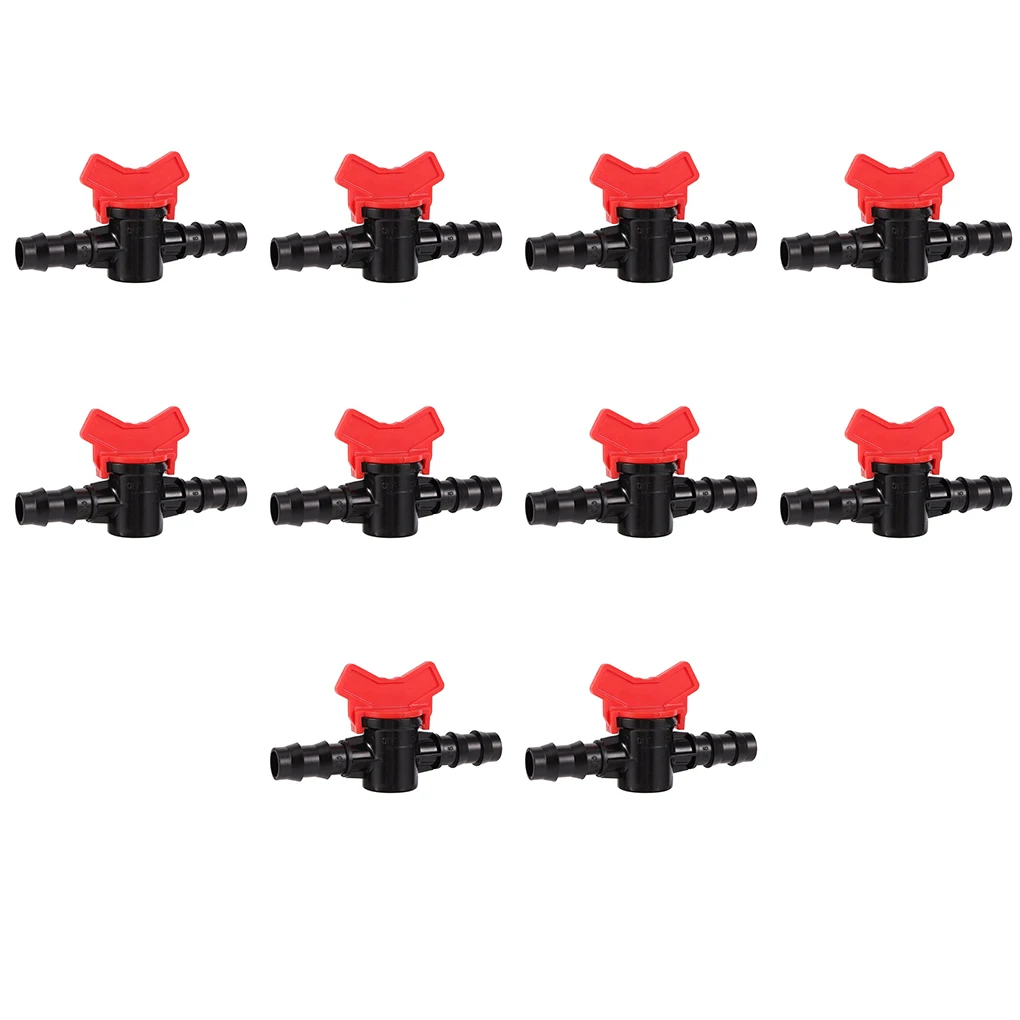 

10PCS Garden Faucet Pipe Irrigation Valve Switch Waterstop for Garden Hose Tap Agricultural Greenhouse Water Valves Control