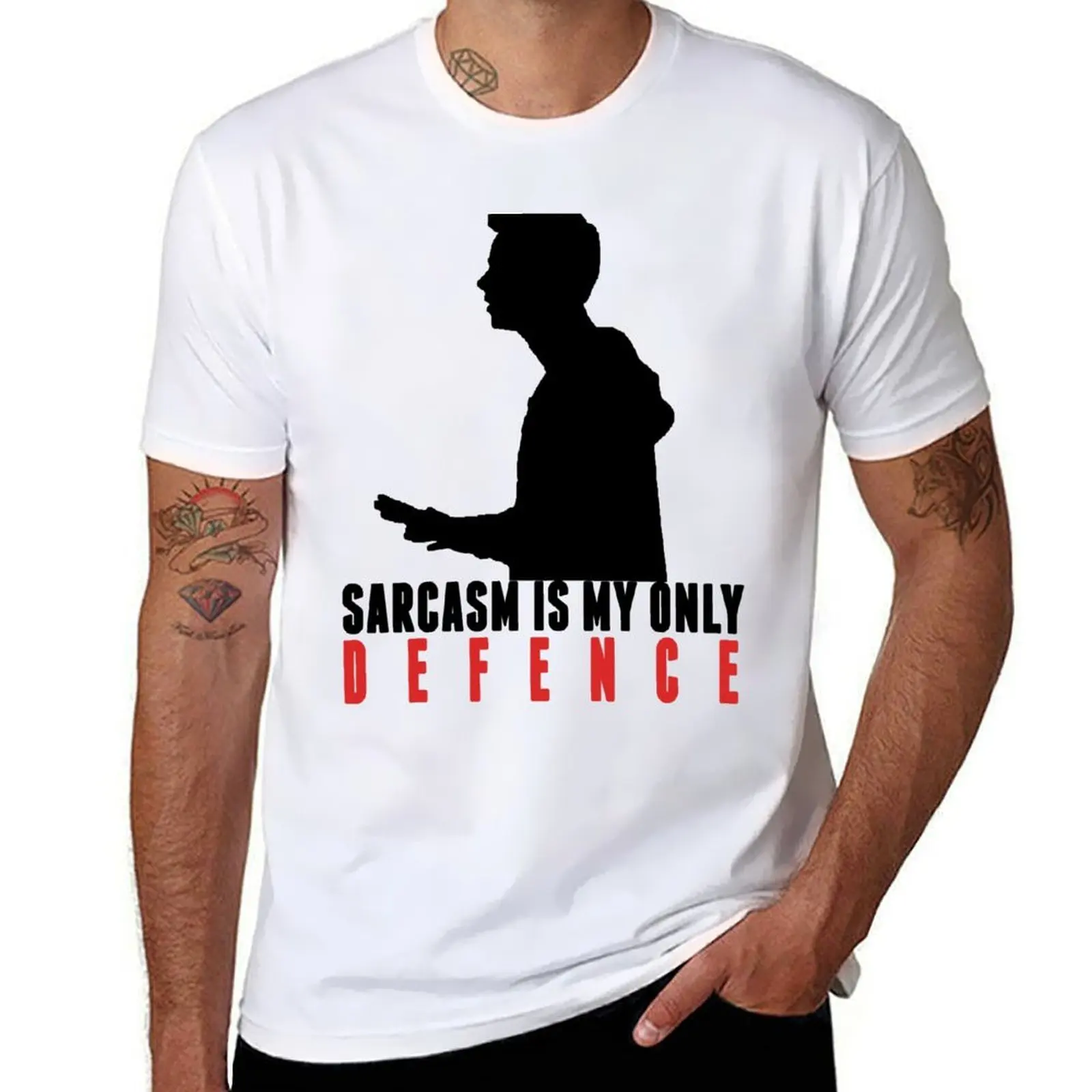 

Stiles Stilinski - Sarcasm is my only defence T-Shirt t shirts with prints cotton t shirts high quality T-Shirt