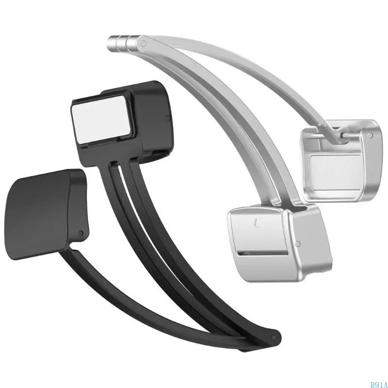 R91A relógio Acessório Metal dobring Buckle tira adequada para relógio 5 mm 20 mm sem lacunas pulseira fivela