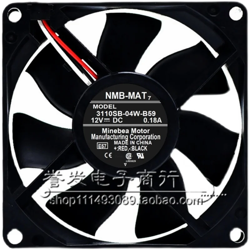 BARU ASLI 3110SB-04W-B59 12V 0.18A 8025 80x80x25mm KIPAS PENDINGIN RADIATOR