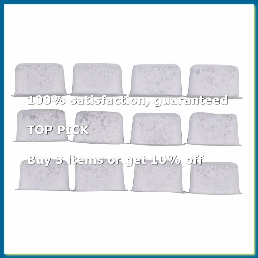 12Pcs Replacement Activated Charcoal Water Filters For Coffee Machines New