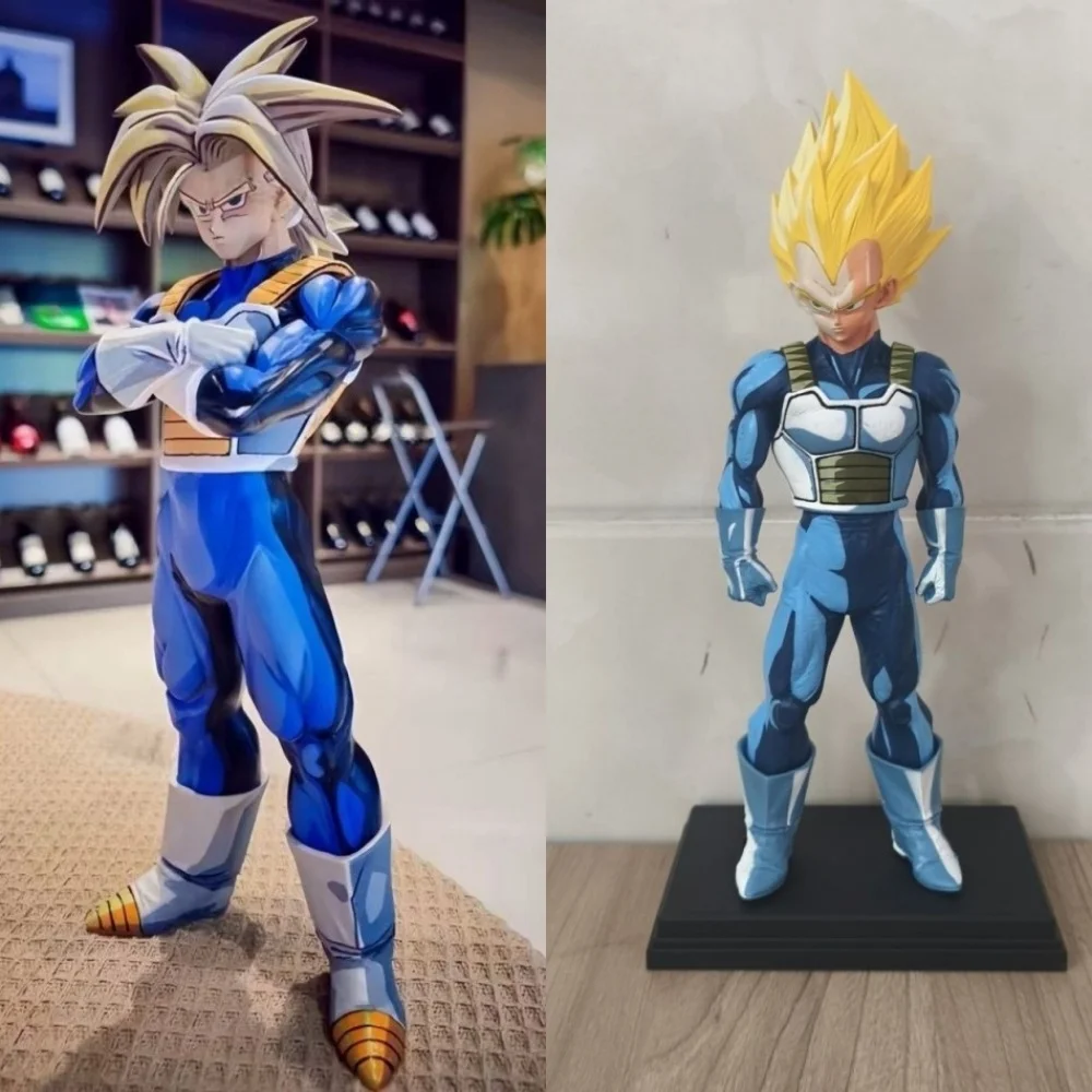 

Anime Dragon Ball Super Saiyan Vegeta Trunks Cartoon Color PVC Action Figure Collectible Model Doll Toy 30CM
