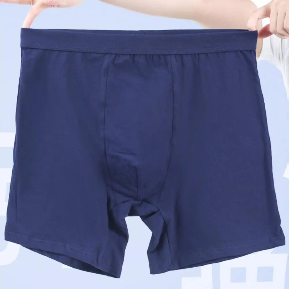 

Men's Solid Boxer Briefs – Mid-Rise U-Convex Athletic Underwear, Soft Stretch Anti-Wear for Sports, Daily & Sleep