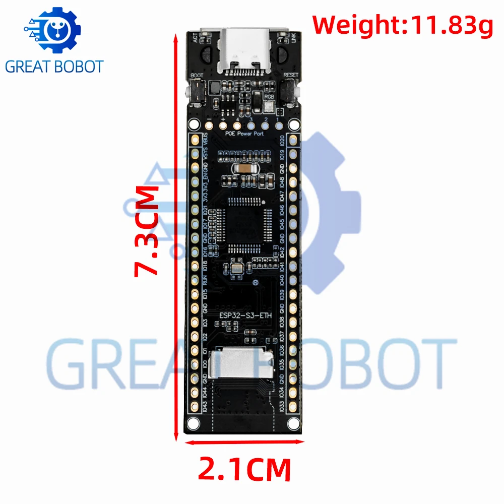 Placa de desenvolvimento Ether - Ethernet W5500 avaliação e preço