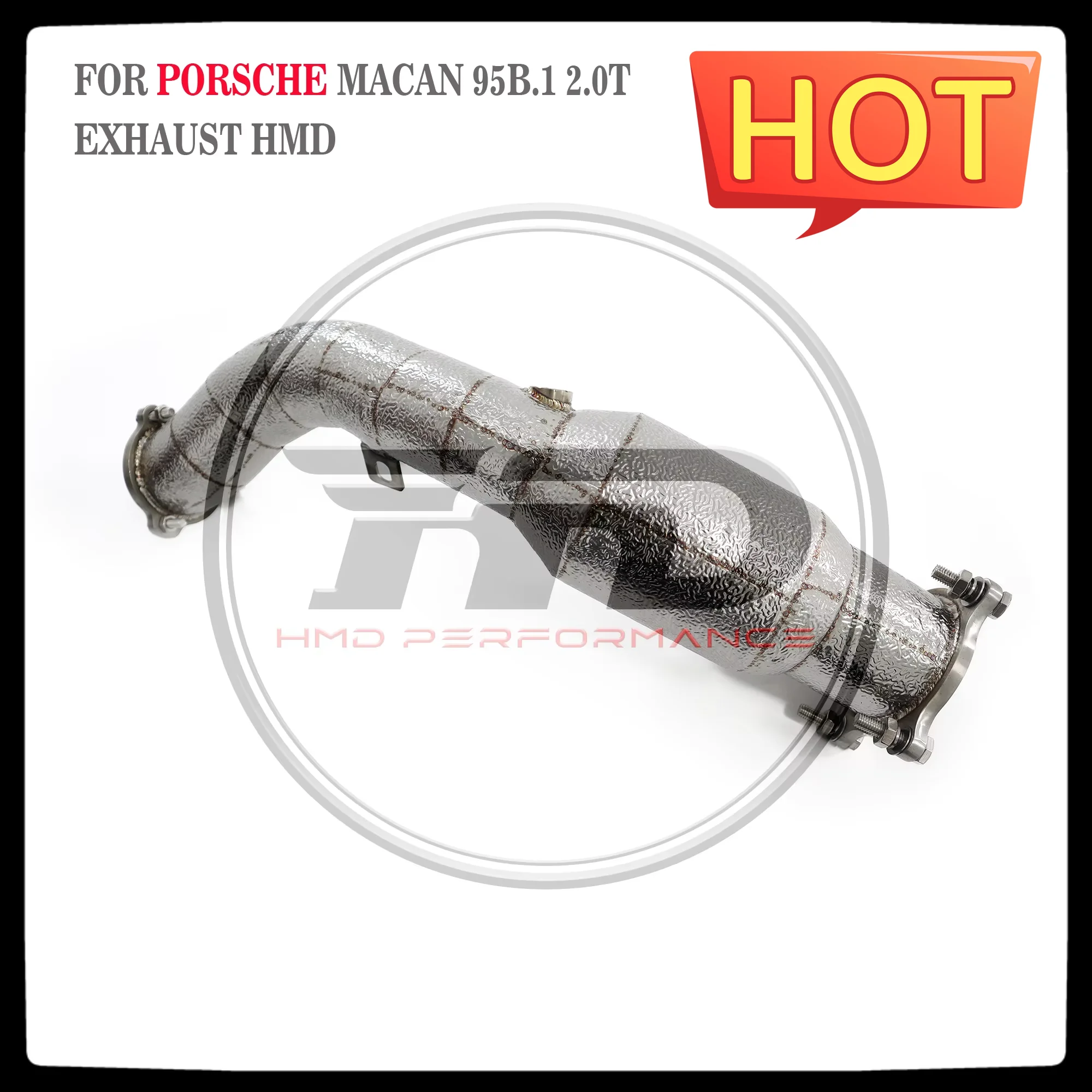 

HMD Exhaust pipe Downpipe For Porsche Macan 2.0T Downpipe Catalytic Converter Catless Header Auto Replacement Parts