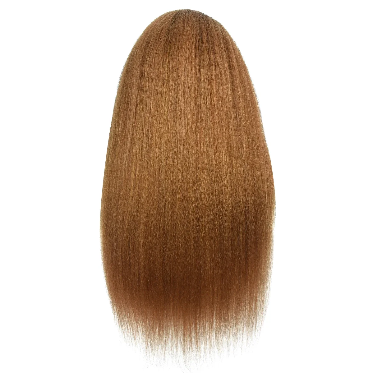 أومبير براون ياكي 26 بوصة 180 الكثافة لينة غريب مستقيم الدانتيل الجبهة الباروكات للنساء مع BabyHair الاصطناعية ارتداء اليومي الباروكات