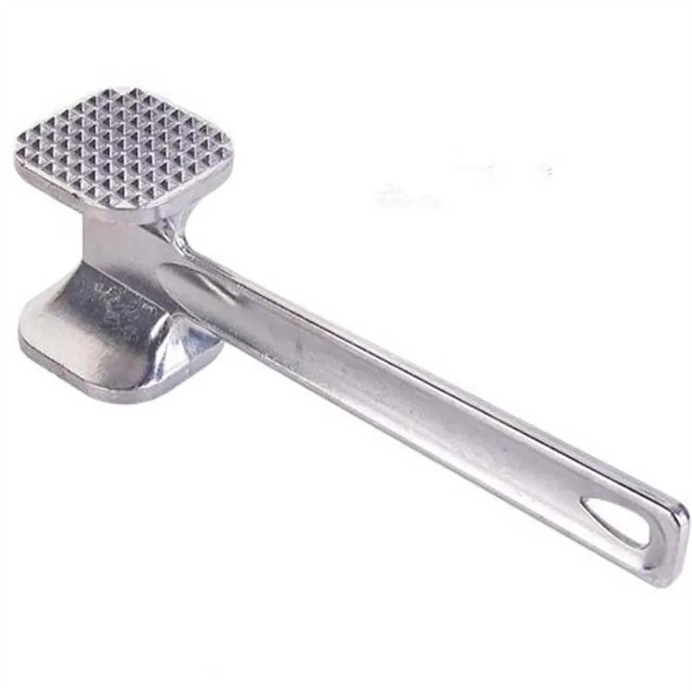 Aluminum Alloy Tender Meat Hammer Loose Meat Tenderizers Dual-Sided Pine Meat Hammer For Steak Pork Chicken Chop Kitchen Gadgets