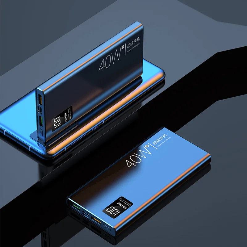 NONE 20000mah Power Bank 40w supers chn elles Laden für iPhone 15 14 Huawei P50 Xiaomi Samsung PD 40W externes Ladegerät Power bank 4