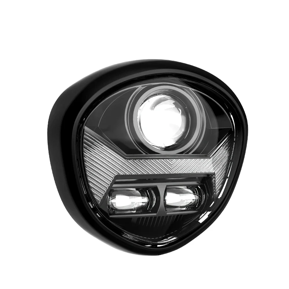 

Motorcycle Accessories 65W high low beam projector headlight motorcycle ed lights For 2010-2017 V Star 1300