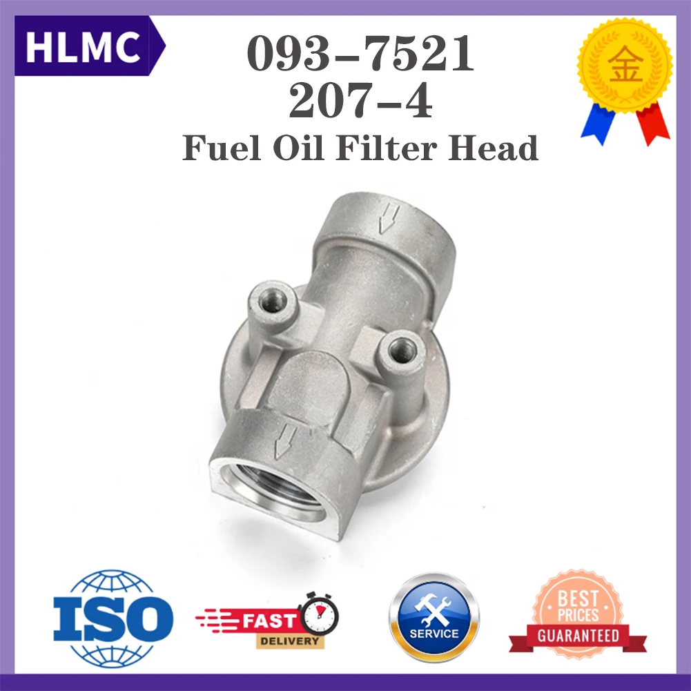 

Детали дизельного двигателя 093-7521 207-4 Экскаватор E200B E320 Детали дизельного двигателя Седло фильтра гидравлического масла