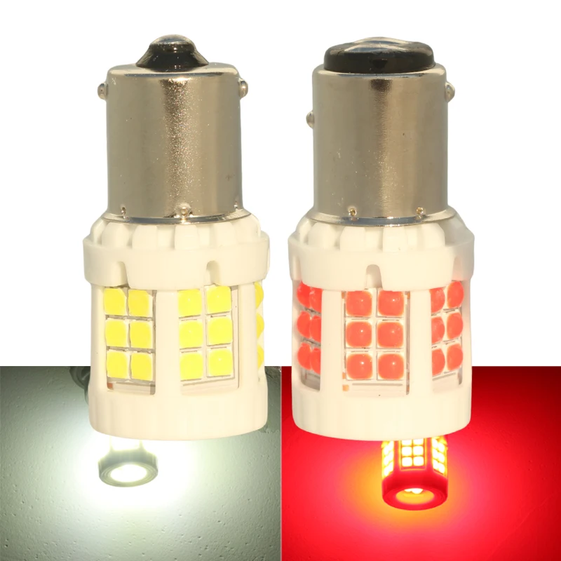 LED Car Interior Light P21/5W P21W 1156 BA15S 1157 BAY15D 12V 24V Super Bright 3535 Coche Auto Parking Bulb Turn Signal Lamp