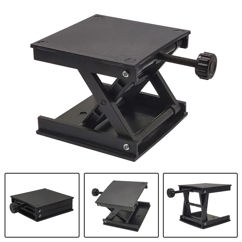 Portable Woodworking Lift Table Machinery Router Lifter Adjustable Engraving Laboratory Lift Platform Workbench