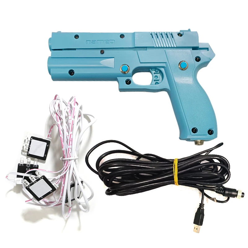 

Сильная Временная раздача, 3 соматосенсорных стандарта, вибрация двигателя пистолета с 4 ИК-позиционирующими адаптерами питания и кабелем, розовый, синий