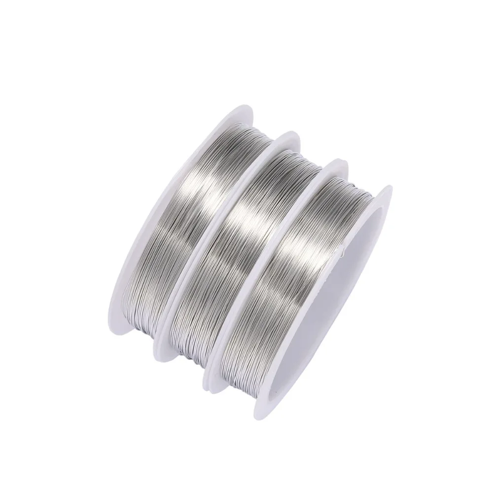 1 Roll 0.2/0.3/0.4/0.5/0.6/0.7/0.8/1mm Sturdy Copper Wire Beading Wire For Bracelet Necklace DIY Jewelry Making Accessories image 5
