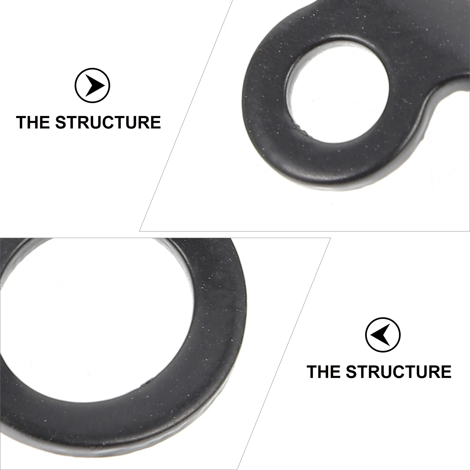 

2 Pcs Duty Trailer Tow Pull Hooks Tie Down Rings for Heavy Duty Rings Truck Tow Hooks Motorcycle Truck Accessories