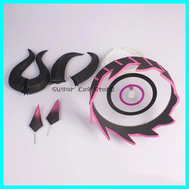 Game Blue Archive Sorasaki Hina Cosplay Prop Headwear Halo Horn Cosplay Costume Halloween Gift Carnival Christmas Party Props