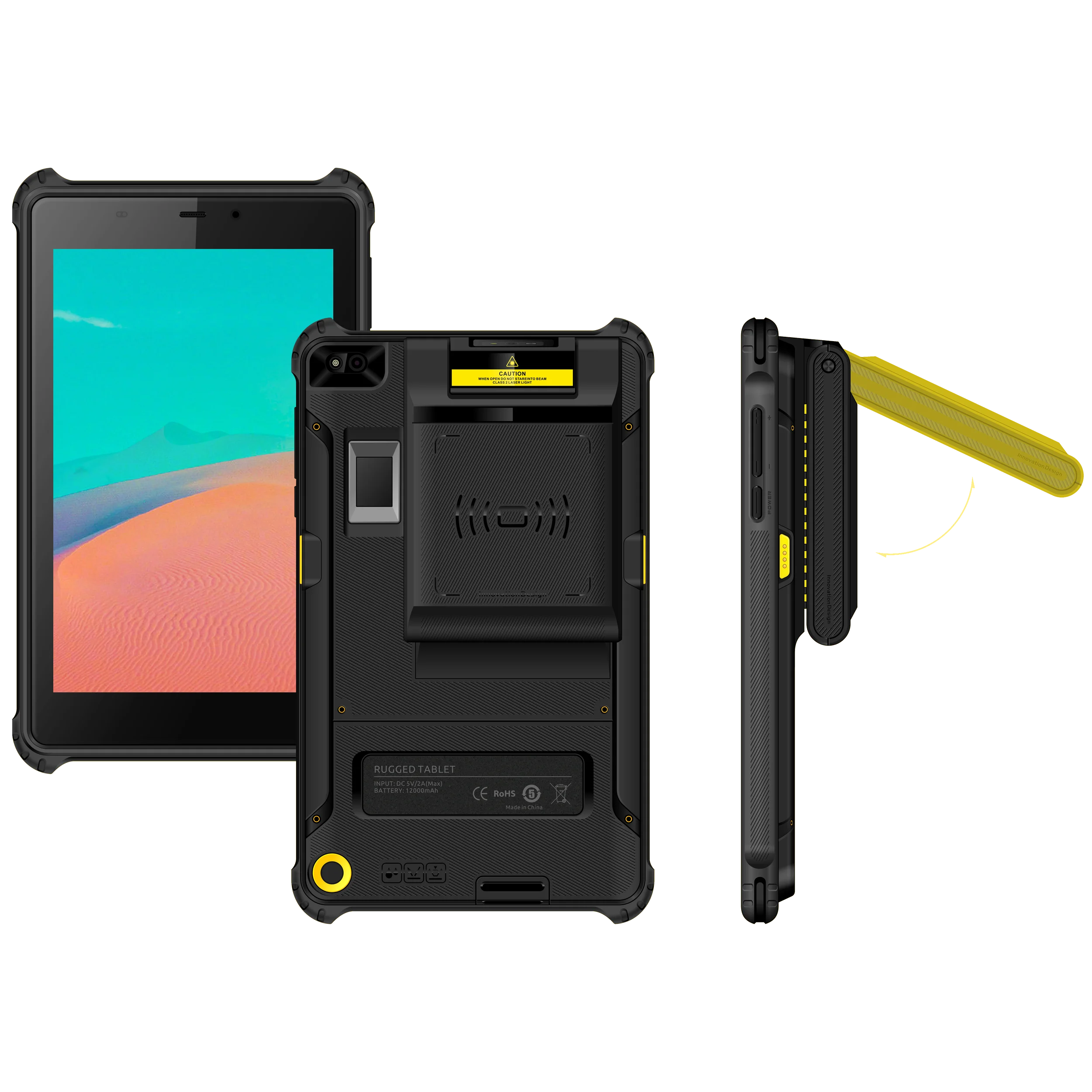 

MSM8953/SDM450 1,8 ГГц 4G-LTE 8,0-дюймовый IPS FHD 12000 мАч с NFC UHF RFID (FIPS) сканер QR-кода отпечатков пальцев