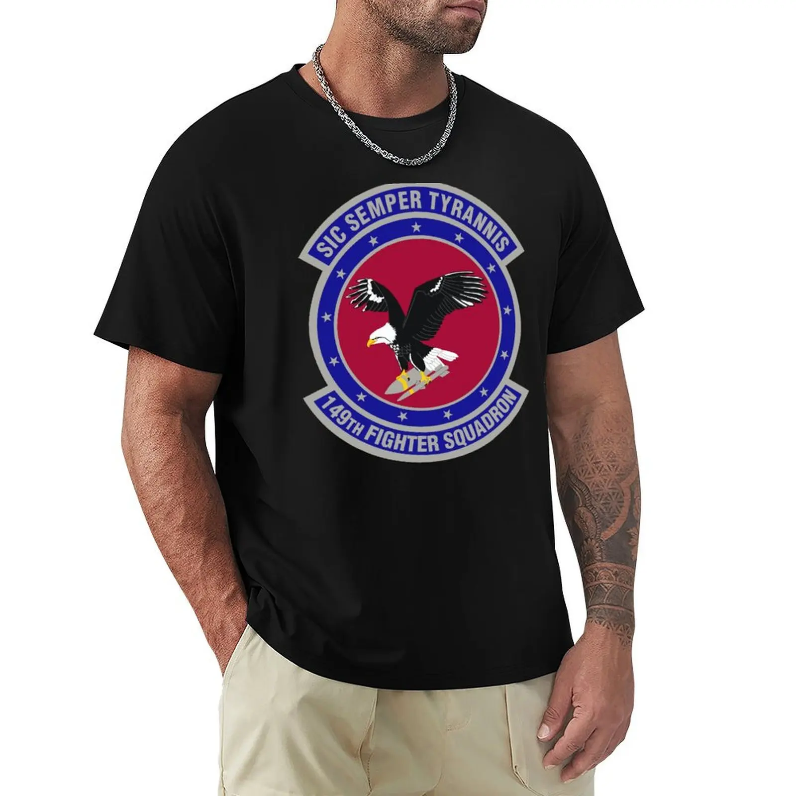 149th Fighter Squadron T-Shirt anime t shirts for man T-Shirt
