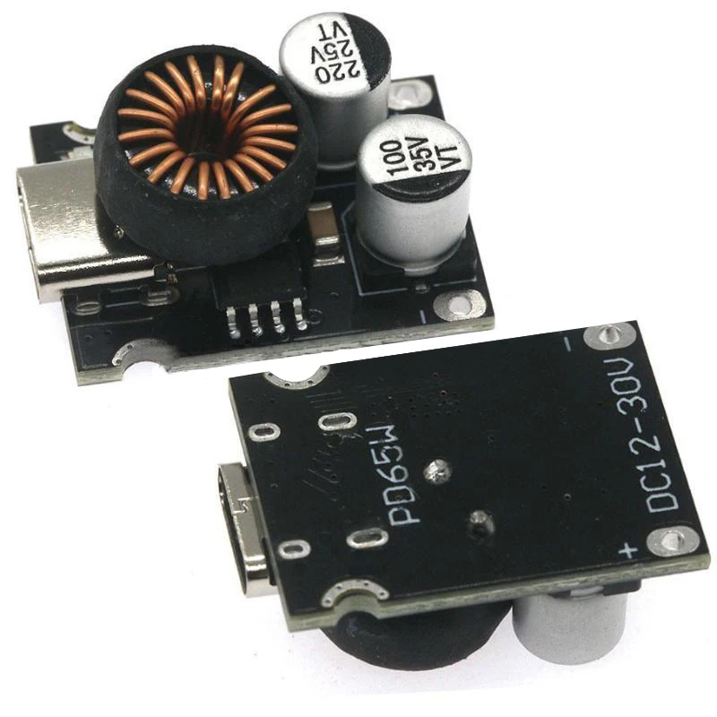 PD65W Type C Fast Charging Module Stable Output High Efficiency For DIY Power Charger Circuit Board