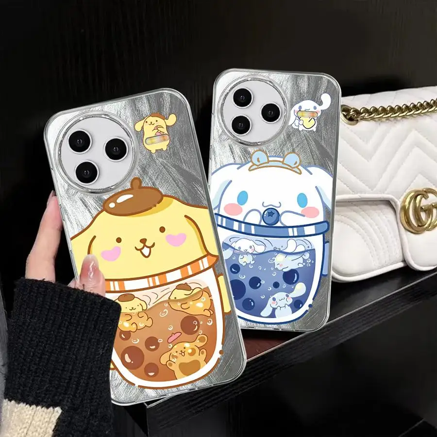 Case for Xiaomi Redmi K80 Pro Note 9 10 Pro 13C 14C A3x Soft Shell Cartoon Sanrio Cinnamoroll