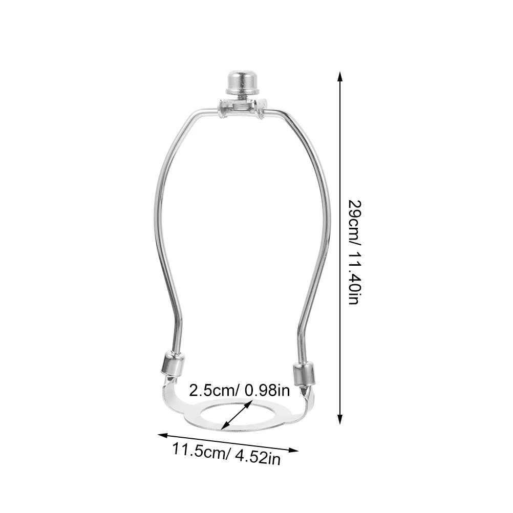 

1 Set Lampshade Holder Bracket Lamp Harp with Accessories Heavy Duty Structure for Easy Replacement
