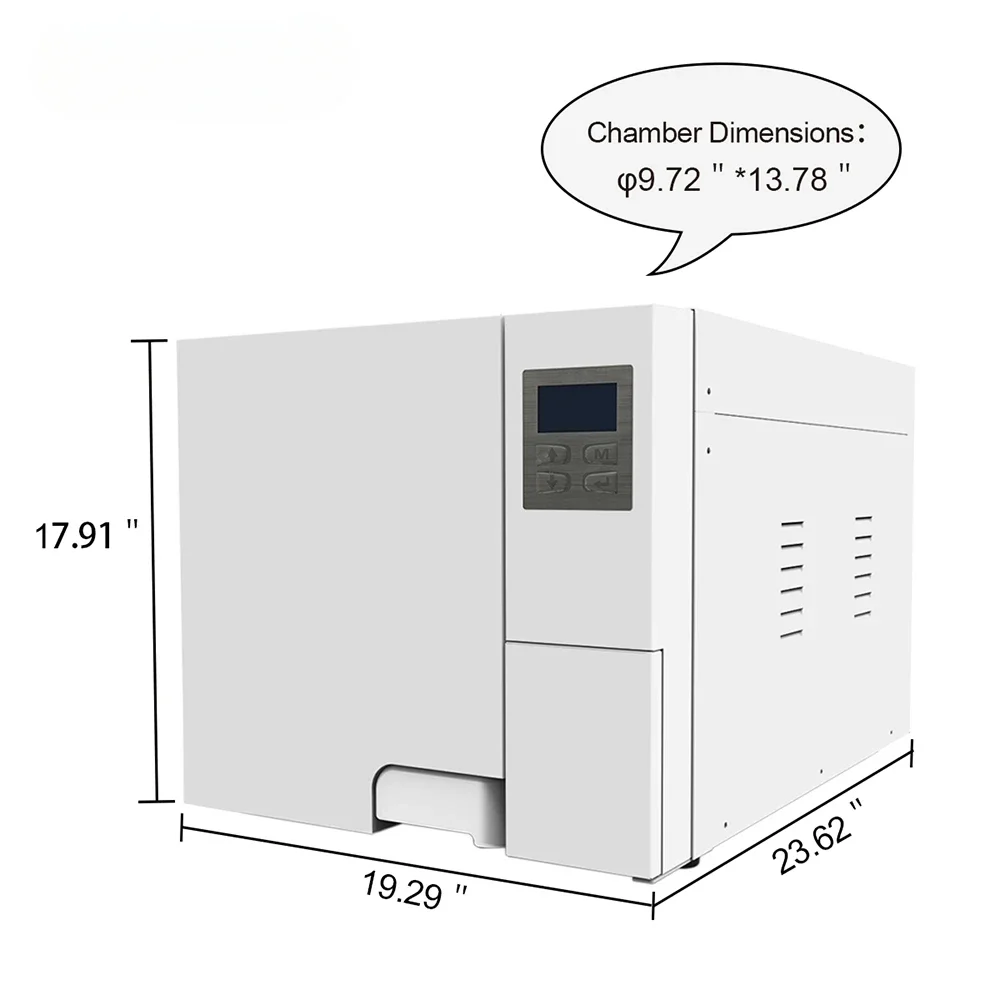 Esterilizador de autoclave de vacío portátil de alta calidad 18L