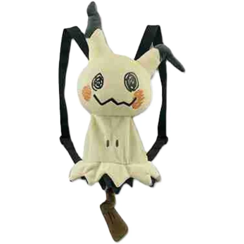Pokemon genarバックパックぬいぐるみシュラックスmew2 mimikyu knapsackバッグ漫画電話キーホルダー誕生日子供